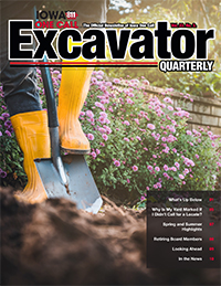 A thumbnail image of the Iowa One Call Newsletter. Volume 33.3